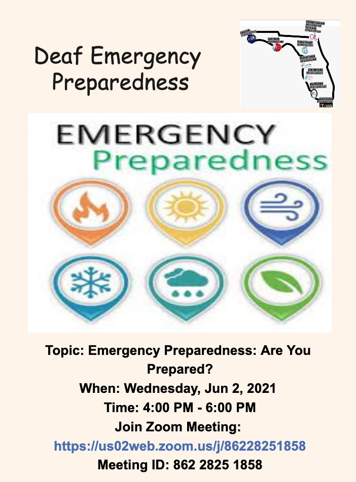 Cil Deaf Services Of Florida Group Providing Emergency Preparedness Event Center For 7368